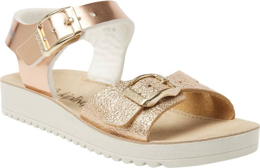 Kipling Nicea 2 champagne 0755 Meisjes Sandalen Rose-Goud