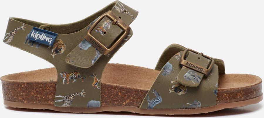 Kipling Saffari sandalen kaki Groen Jongens Imitatieleer All over print 23 - Foto 2