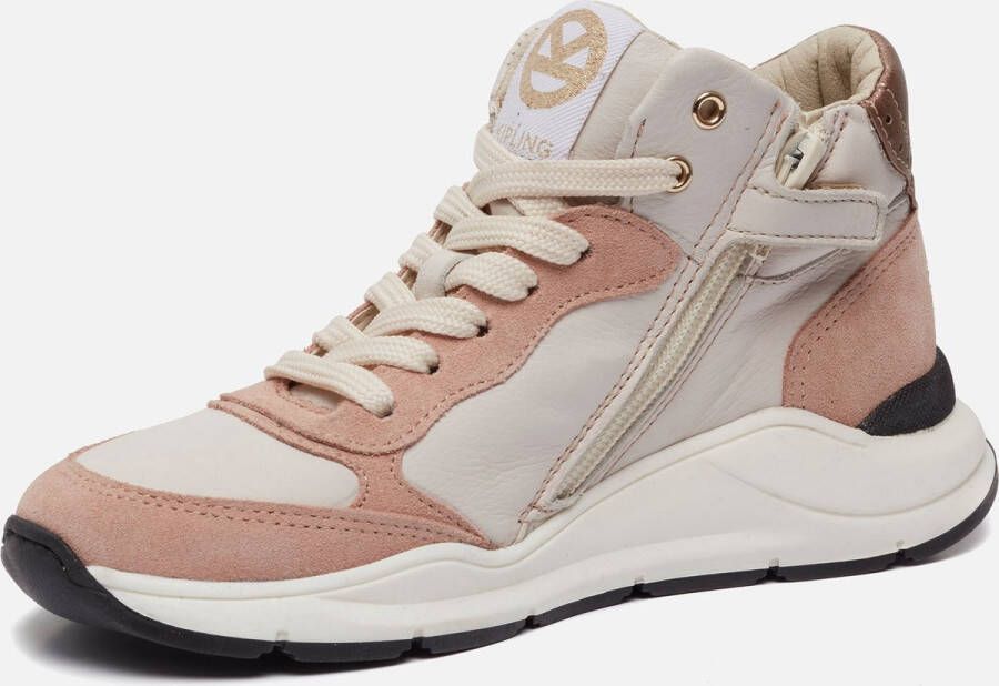 Kipling Sneakers Beige Leer 032327 Dames