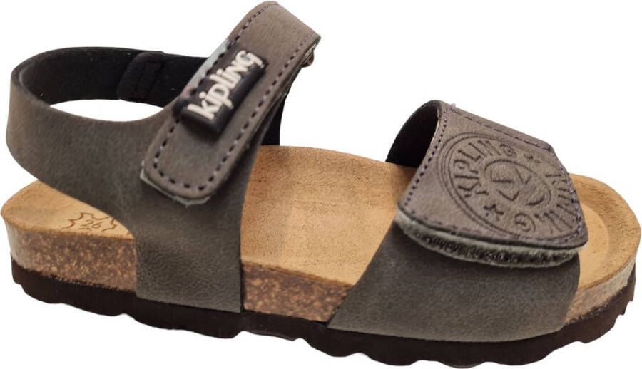 Kipling Sunset 2 dark grey 0850 Jongens Sandalen Grijs