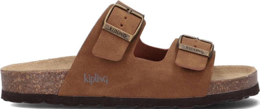 Kipling Sunset 5 Slippers Jongens Cognac