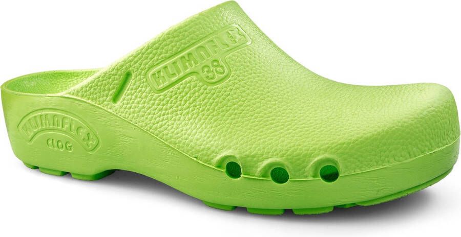 Klimaflex Medische Klompen Medische schoenen Zorg Schoenen PU antislip zool Clogs Lime