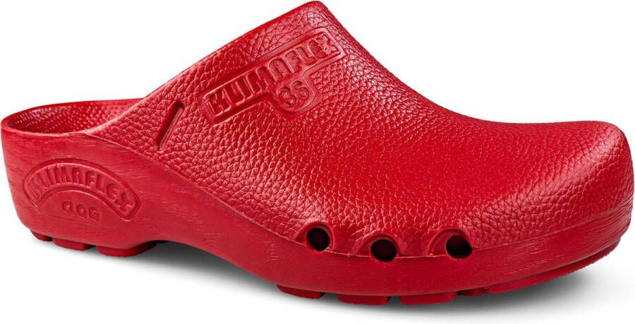 Klimaflex Medische Klompen Medische schoenen Zorg Schoenen PU antislip zool Clogs Rood