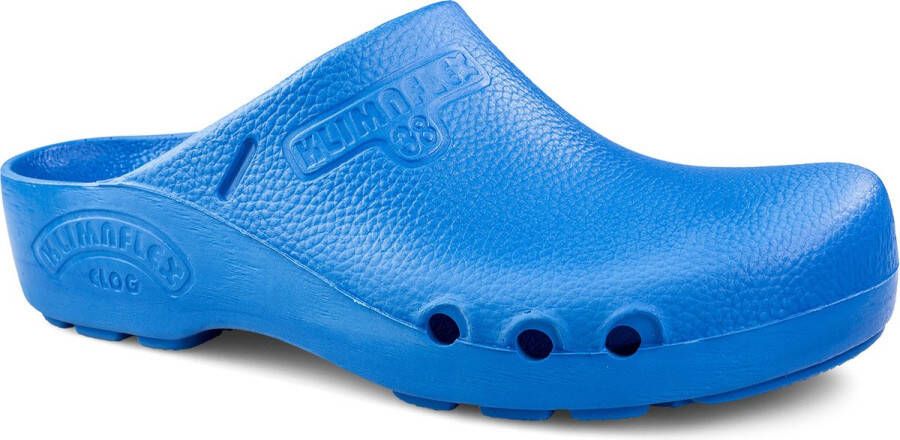 Klimaflex Medische Klompen Medische schoenen Zorg Schoenen PU antislip zool Clogs Skyblue