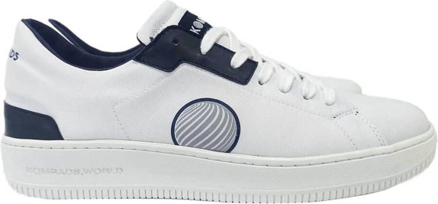 Komrads vegan sneakers OCNS Pacific Low Indigo Schoen uit duurzaam en gerecycleerd materiaal Wit