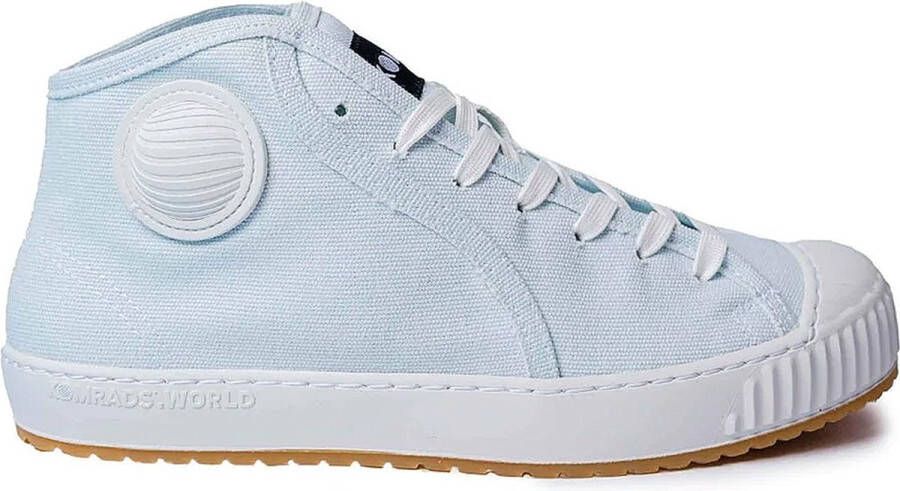 Komrads vegan sneakers ICNS Partizan Baby Blue- Schoen uit duurzaam en gerecycleerd materiaal Blauw