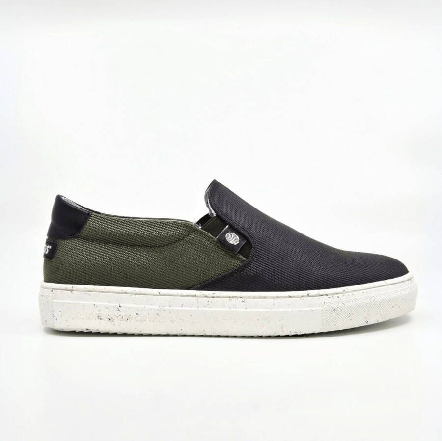 Komrads vegan sneakers OCNS Slip_On Cappu Olive schoen uit gerecycleerd en duurzaam materiaal Roze