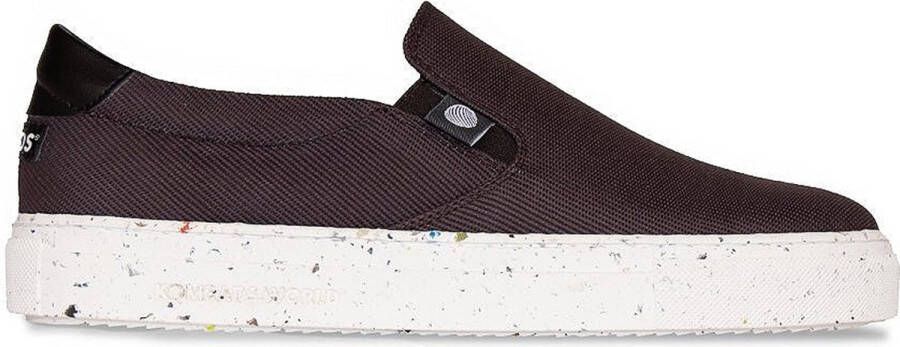 Komrads vegan sneakers OCNS Slip_On Cappuccino Schoen uit duurzaam en gerecycleerd materiaal Zwart