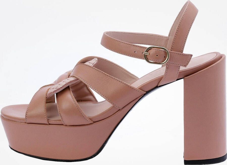 Kunoka ANNA high sandal nude Sandalen met hak Dames Roze