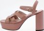 Kunoka ANNA high sandal nude Sandalen met hak Dames Roze - Thumbnail 1