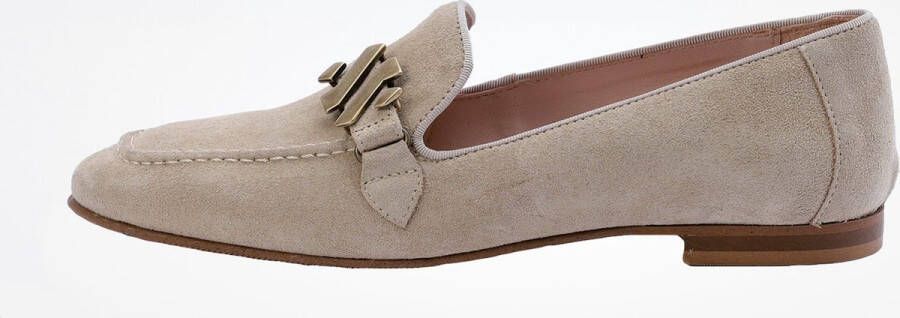 Kunoka CARLA loafer nubuck sand Loafers Dames Beige