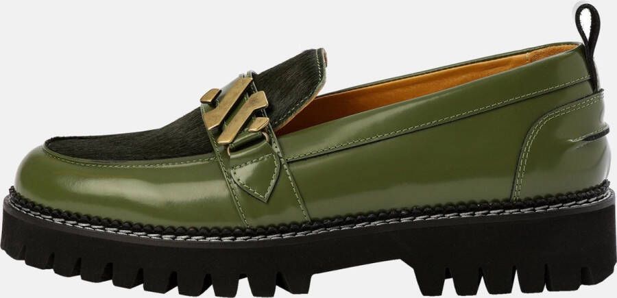 Kunoka EMMY loafer malachite Loafers Dames Groen