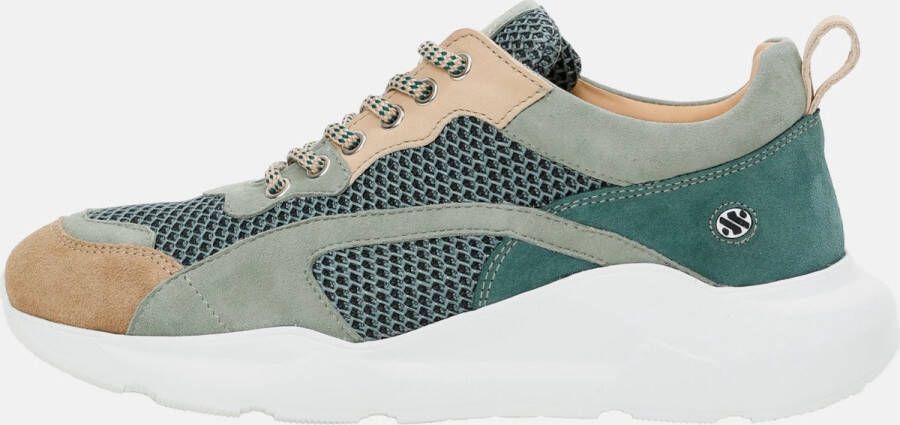 Kunoka IZZI platform sneaker Flicker Sneakers Dames Groen