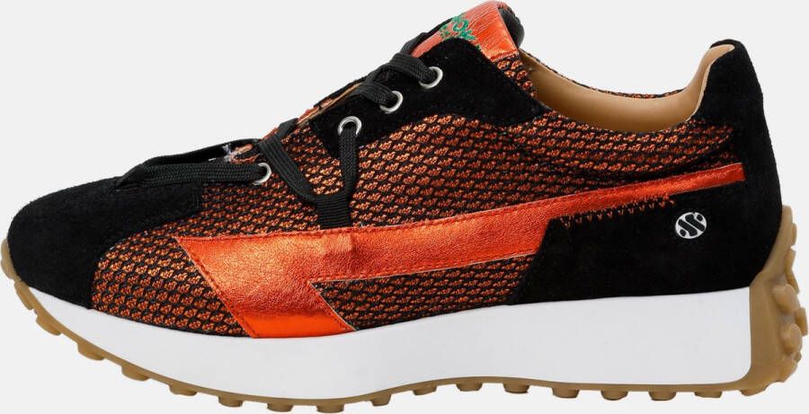 Kunoka LUNA platform sneaker Hemlock Sneakers Dames Oranje