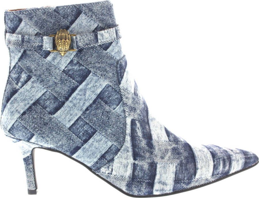 Kurt Geiger Dames Enkellaars Kensington Flexi Ankle Boots Jeansblauw - Foto 1