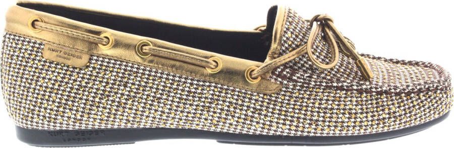 Kurt Geiger Dames Instappers & Ballerina's Eagle Moccasin Fabric Beige