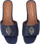 Kurt Geiger Dames Slipper Blauw 8496181669 225 Kensington Flat - Thumbnail 2