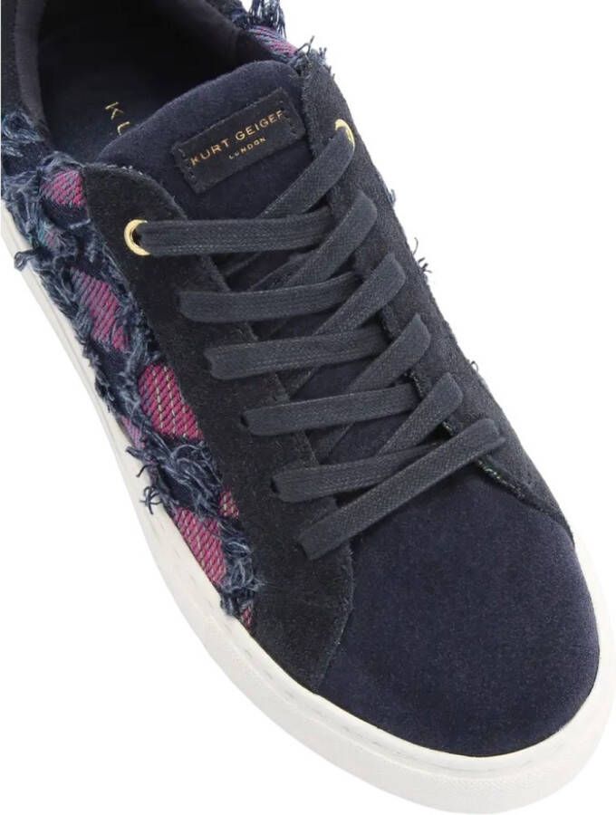 Kurt Geiger Blauwe Lage Plateau Sneakers Multicolor Dames