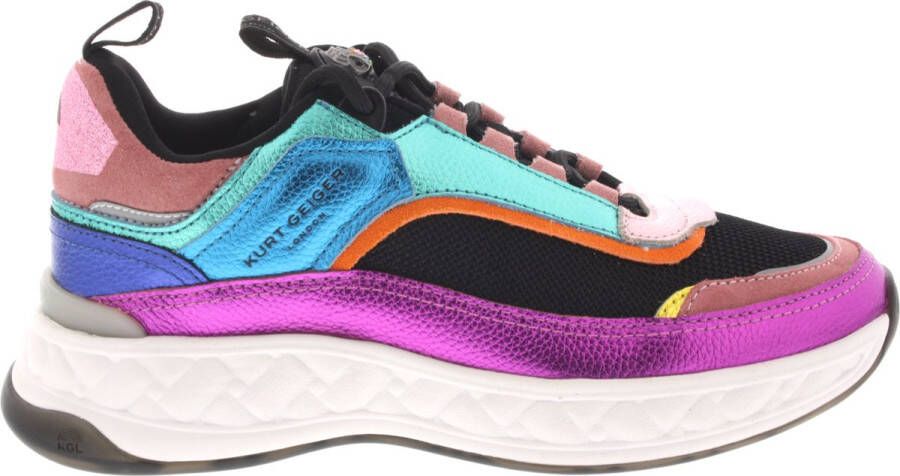 Kurt Geiger Dames Sneakers Kensington Metal Comb Multi