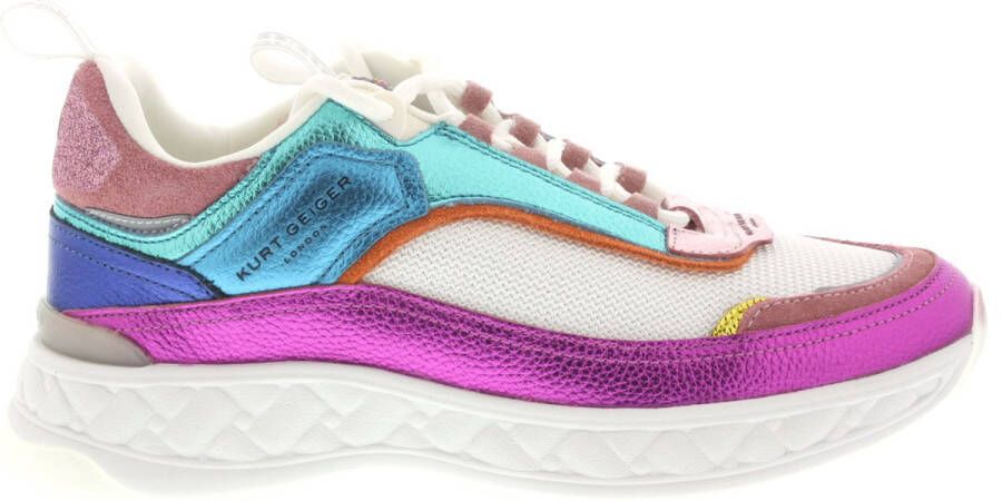 Kurt Geiger Dames Sneakers Kensington Sneaker White Comb Multi