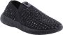 Kurt Geiger Lorna Crystal slip-on sneakers zwart - Thumbnail 2