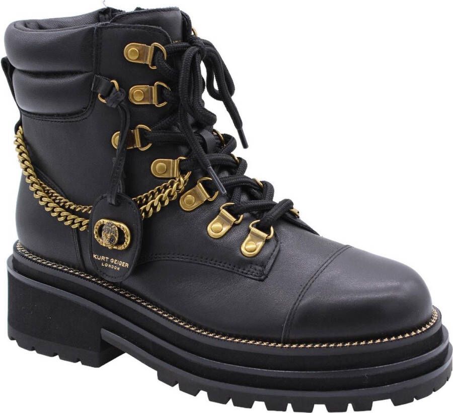 Kurt Geiger London Chelsea Combat Boot Boots Dames Zwart