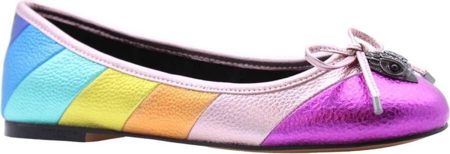 Kurt Geiger London Eagle Stripe Ballerina's Dames Multi - Foto 2