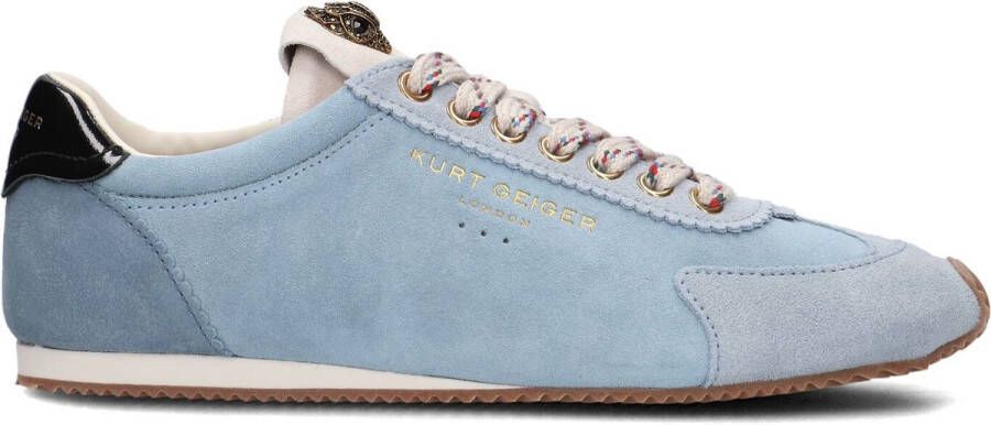 Kurt Geiger Blauwe Suède Kensington Runner Sneakers Blue Dames