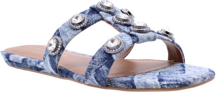 Kurt Geiger Alpine Muil Blue Dames