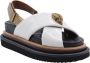 Kurt Geiger Orson Cross Strap sandalen met leren details - Thumbnail 1