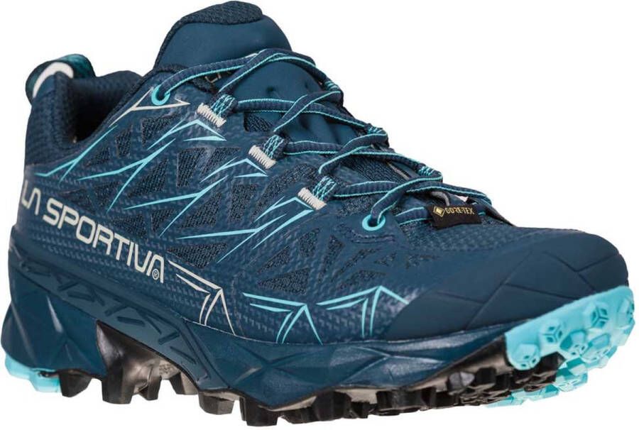 La Sportiva Akyra Goretex Trailrunningschoenen Blauw 1 2 Vrouw