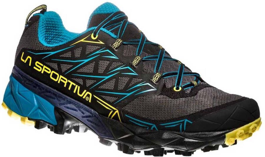 La Sportiva Akyra Trailrunningschoenen Heren Carbon Tropic Blue