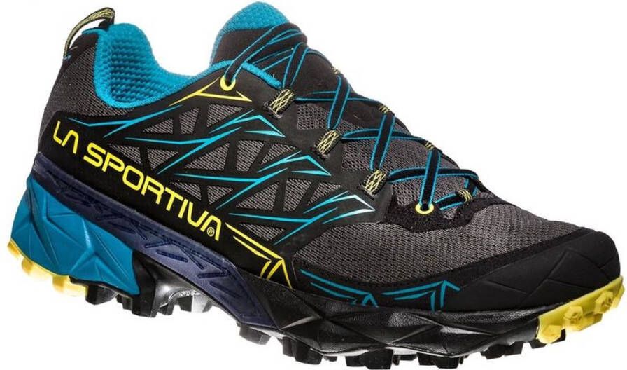 La Sportiva Akyra Trailrunningschoenen Heren Carbon Tropic Blue