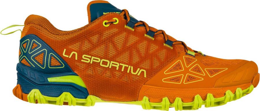 La Sportiva Bushido II Trailrunningschoenen Heren Hawaiian Sun Lime Punch