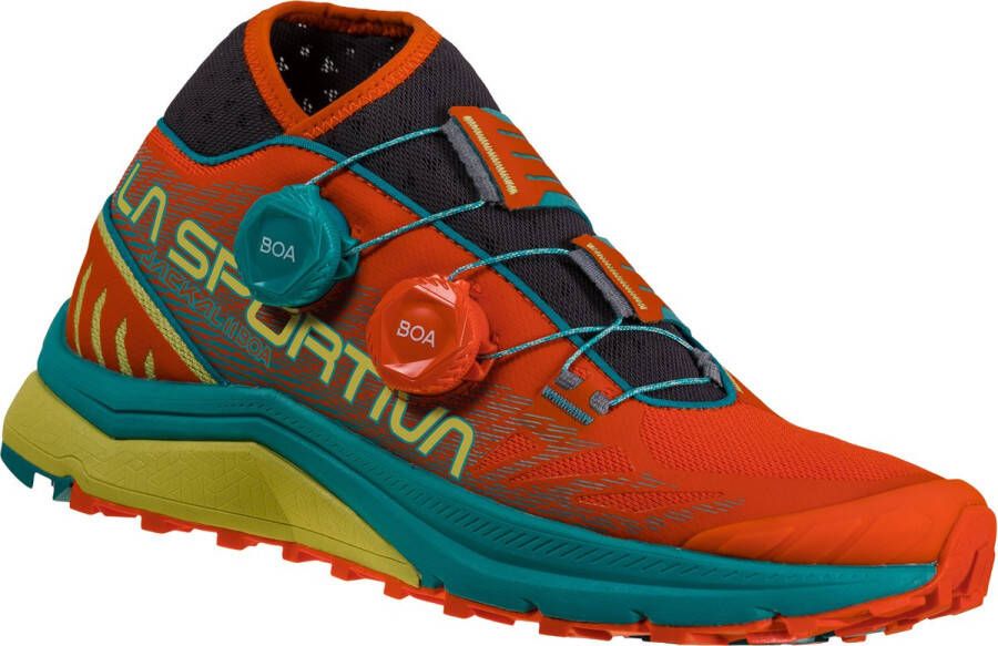 La Sportiva Jackal II Boa Trailrunningschoenen Dames Cherry Tomato Lagoon