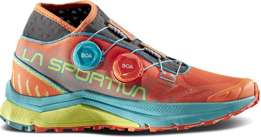 La Sportiva Jackal II Boa Trailrunningschoenen Dames Cherry Tomato Lagoon