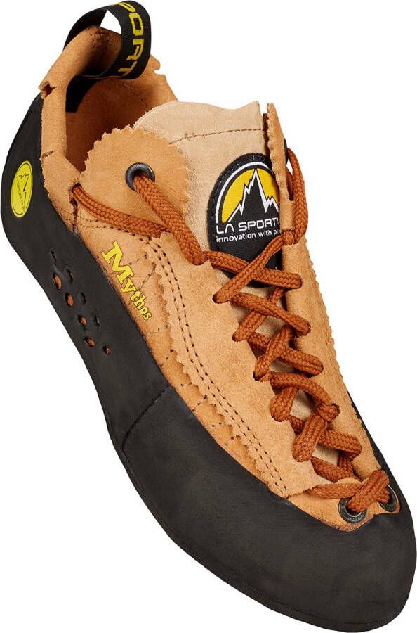 La Sportiva Mythos een comfortabele klimschoen voor bij de crag