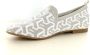 La Strada 1804422-4422 BEIGE SILVER-WHITE dames instappers gekleed metallic - Thumbnail 3