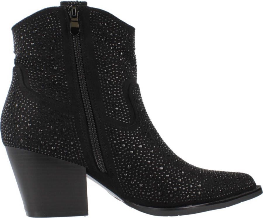 La strada Western Style Cowboy Boots Black Dames