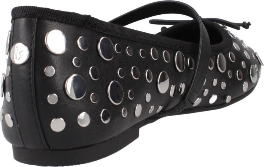 La Strada Loafer zwart met studs dames