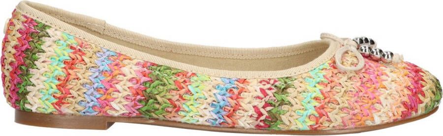 La Strada Ballerina multicolor raffia dames