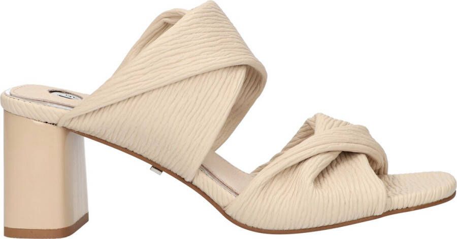 La strada Heeled Mules Beige Dames