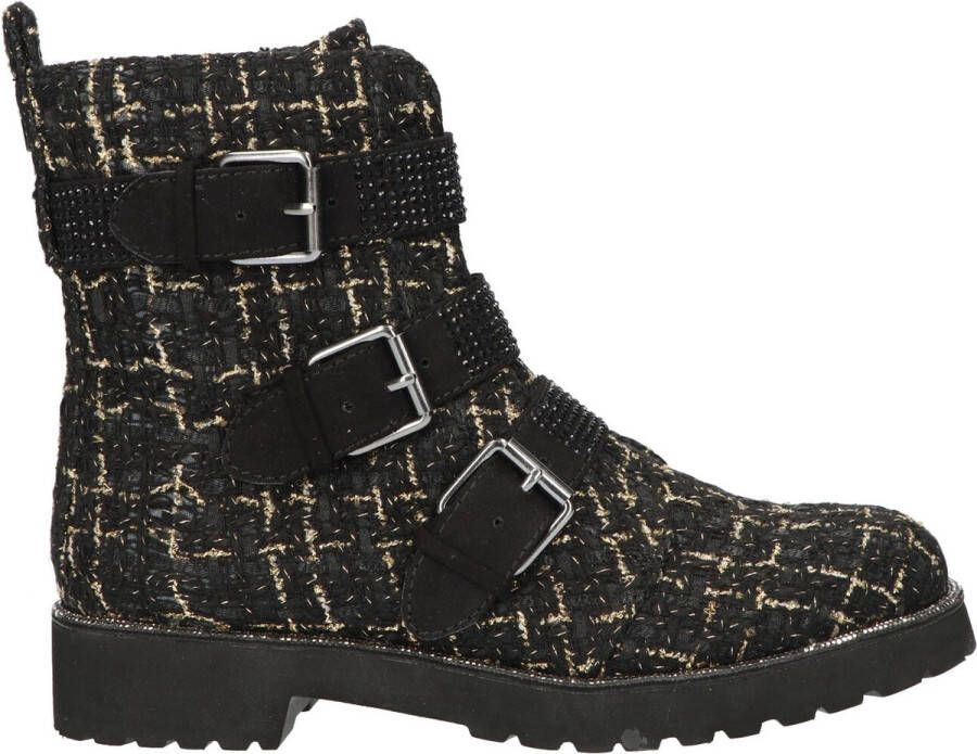 La Strada Boot zwart met beige patroon dames