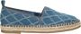 La Strada SmileFavorites Loafers & Espadrilles Blauw Stof - Thumbnail 3