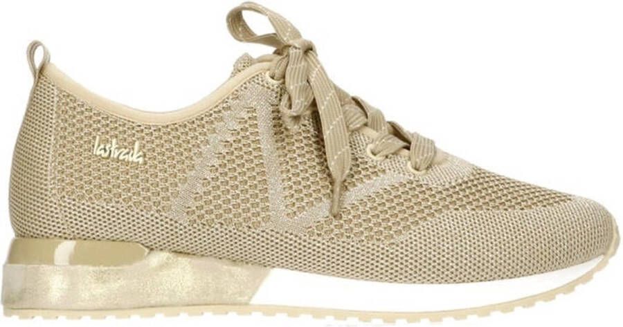 La Strada Dames Sneaker Stof Beige