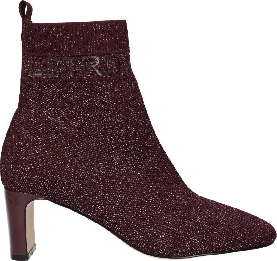 La Strada Enkellaars aubergine dames