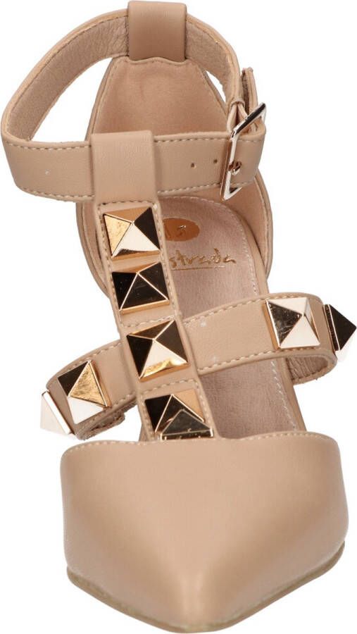 La Strada Hakken met studs beige dames