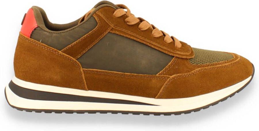 La Strada heren sneaker mid brown BRUIN