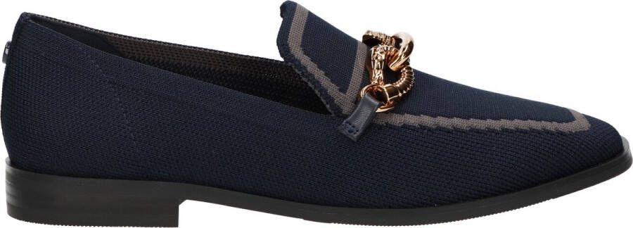 La Strada Knitted loafer blauw grijs dames