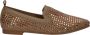 La Strada Knitted loafer goud met steentjes dames - Thumbnail 1